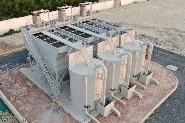 Lamella clarifier equipment system and Automatic gravity sand filter