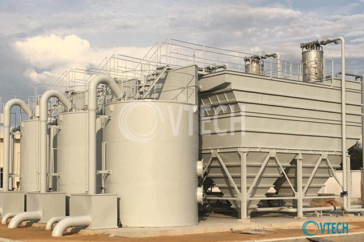 Water treatment system with a capacity of 7,200m3/day in Chon Thanh, Binh Phuoc, Vietnam