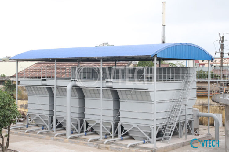 Clean water treatment system with a capacity of 380-420m3/hour